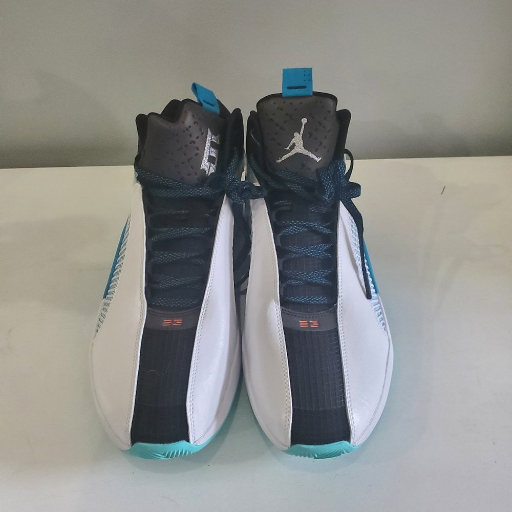 Nike Air Jordan 35 Guo Ailun Morpho Mens Size161 White Teal Black CZ8153 100